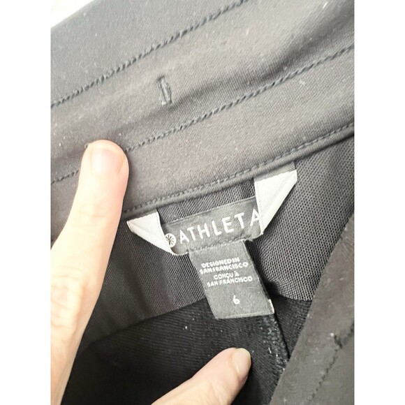 Athleta Headlands Hybrid Trek Jogger Pants Black Size 6 486183 Travel Casual - Picture 5 of 8